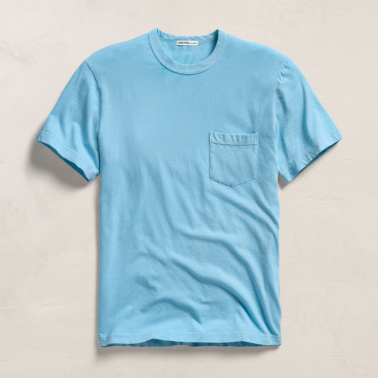 Lightweight Jersey Pocket Tee in Skipper Pigment | James Perse Los Angeles