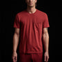 lightweight jersey pocket tee sunstone mlj3282 | James Perse Los Angeles 