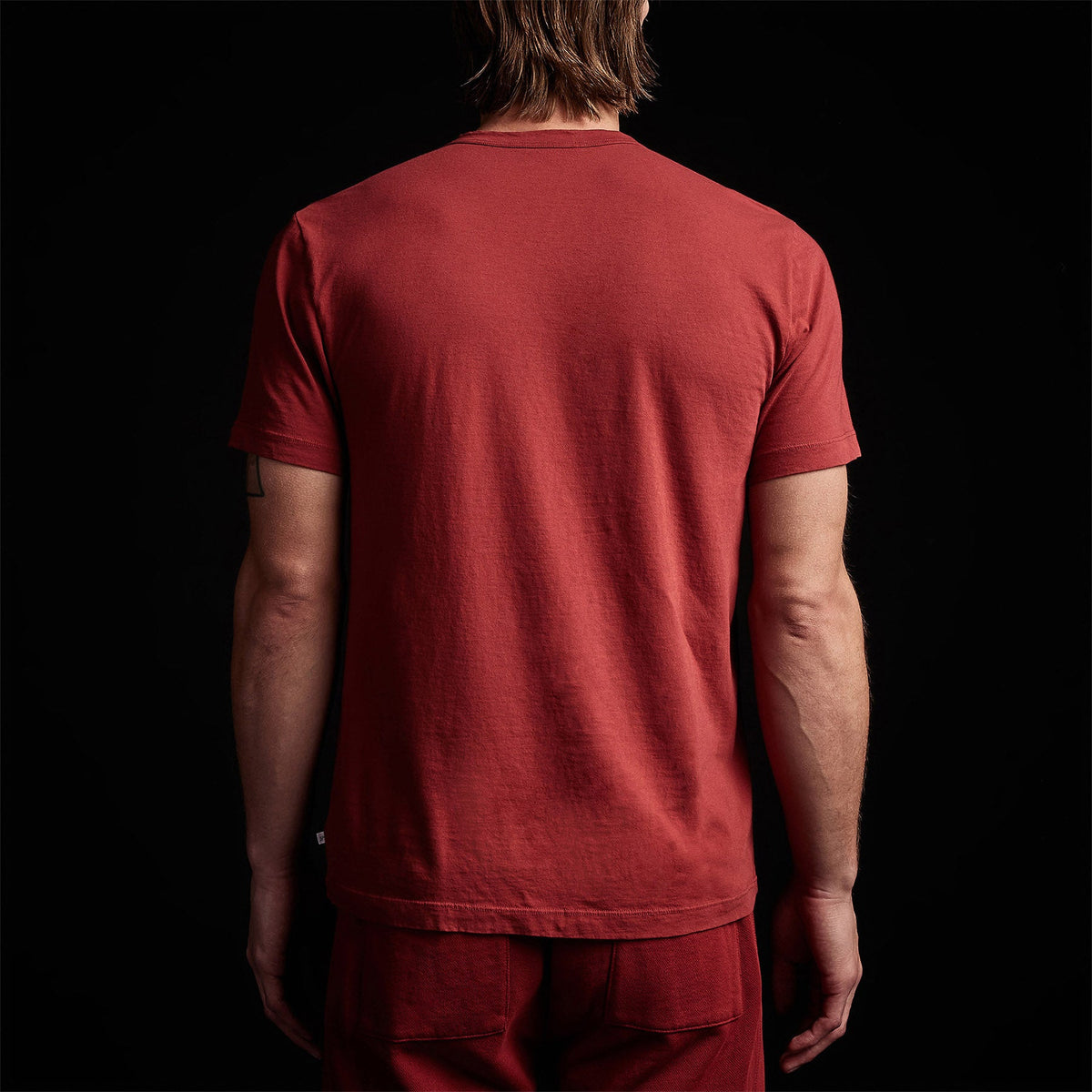 lightweight jersey pocket tee sunstone mlj3282 | James Perse Los Angeles 