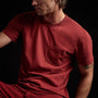 lightweight jersey pocket tee sunstone mlj3282 | James Perse Los Angeles 