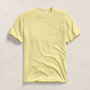Lightweight Jersey Pocket Tee in Yellow Cake Pigment | James Perse Los Angeles
