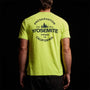 Y/OSEMITE Short Sleeve Crew Neck in Bright Neon/Navy | James Perse Los Angeles