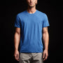 Y/OSEMITE Short Sleeve Crew Neck in Current/Shell | James Perse Los Angeles