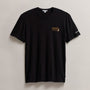 Men's Short Sleeve Crew Grateful Dead Sphere in Black/Cadmium | James Perse Los Angeles