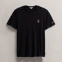 Men's Short Sleeve Crew Grateful Dead Sphere in Black/Cadmium | James Perse Los Angeles