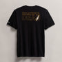 Men's Short Sleeve Crew Grateful Dead Sphere in Black/Cadmium | James Perse Los Angeles