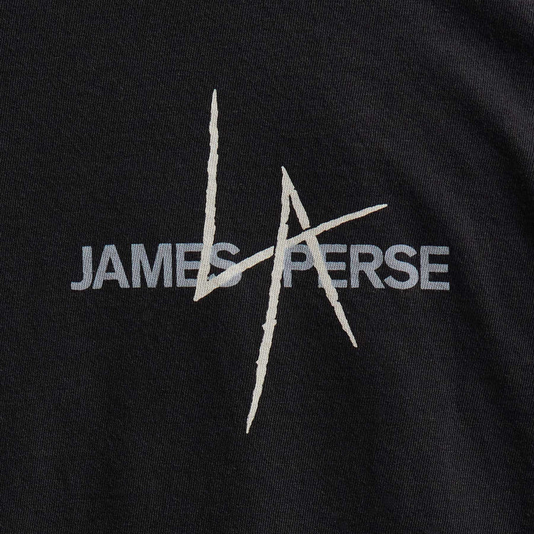 JP x LA in Short Sleeve Palm Fade in Black | James Perse Los Angeles