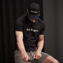 LA Gothic Short Sleeve Crew in Black | James Perese Los Angeles