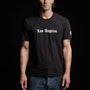 LA Gothic Short Sleeve Crew in Black | James Perse Los Angeles