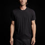Short Sleeve Crew Alpine Graphic in Black | James Perse Los Angeles