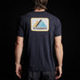 Short Sleeve Crew Alpine Graphic in Deep | James Perse Los Angeles