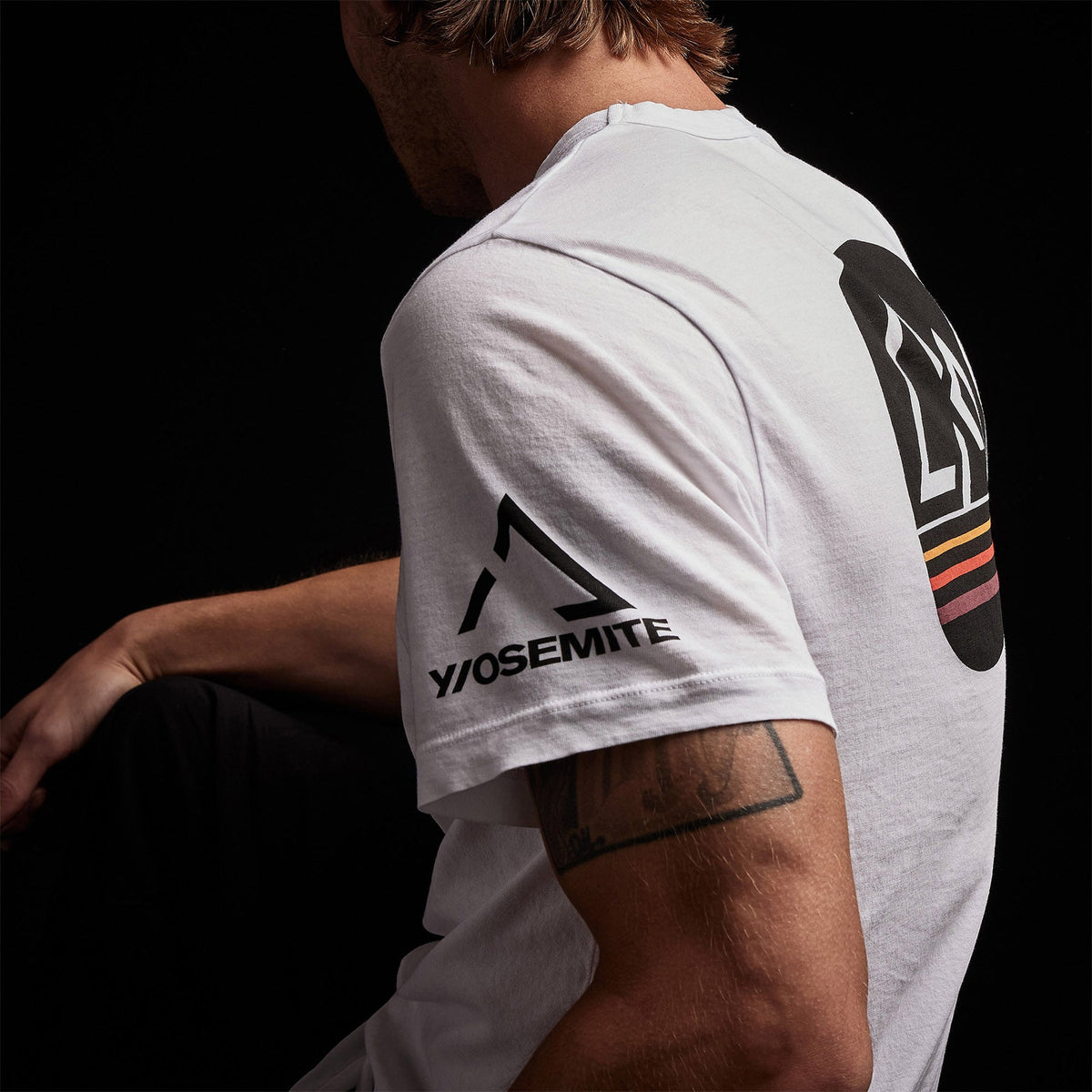 short sleeve crew yosemite hiking white mlj3311vk | James Perse Los Angeles 