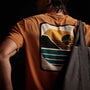 Malibu Shoreline Graphic Crew in Citrine Pigment | James Perse Los Angeles