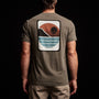 Malibu Shoreline Graphic Crew in Platoon Pigment | James Perse Los Angeles