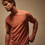 Short Sleeve Crew Neck in Adobe Pigment | James Perse Los Angeles