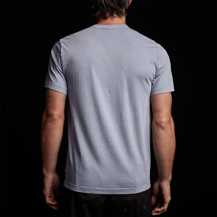 Short Sleeve Crew Neck in Aura Pigment | James Perse Los Angeles