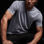 Short Sleeve Crew Neck in Aura Pigment | James Perse Los Angeles