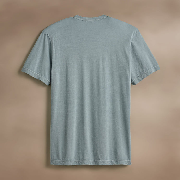 Short Sleeve Crew Neck in Azure Pigment | James Perse Los Angeles