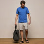 Short Sleeve Crew Neck in Baltic Blue | James Perse Los Angeles