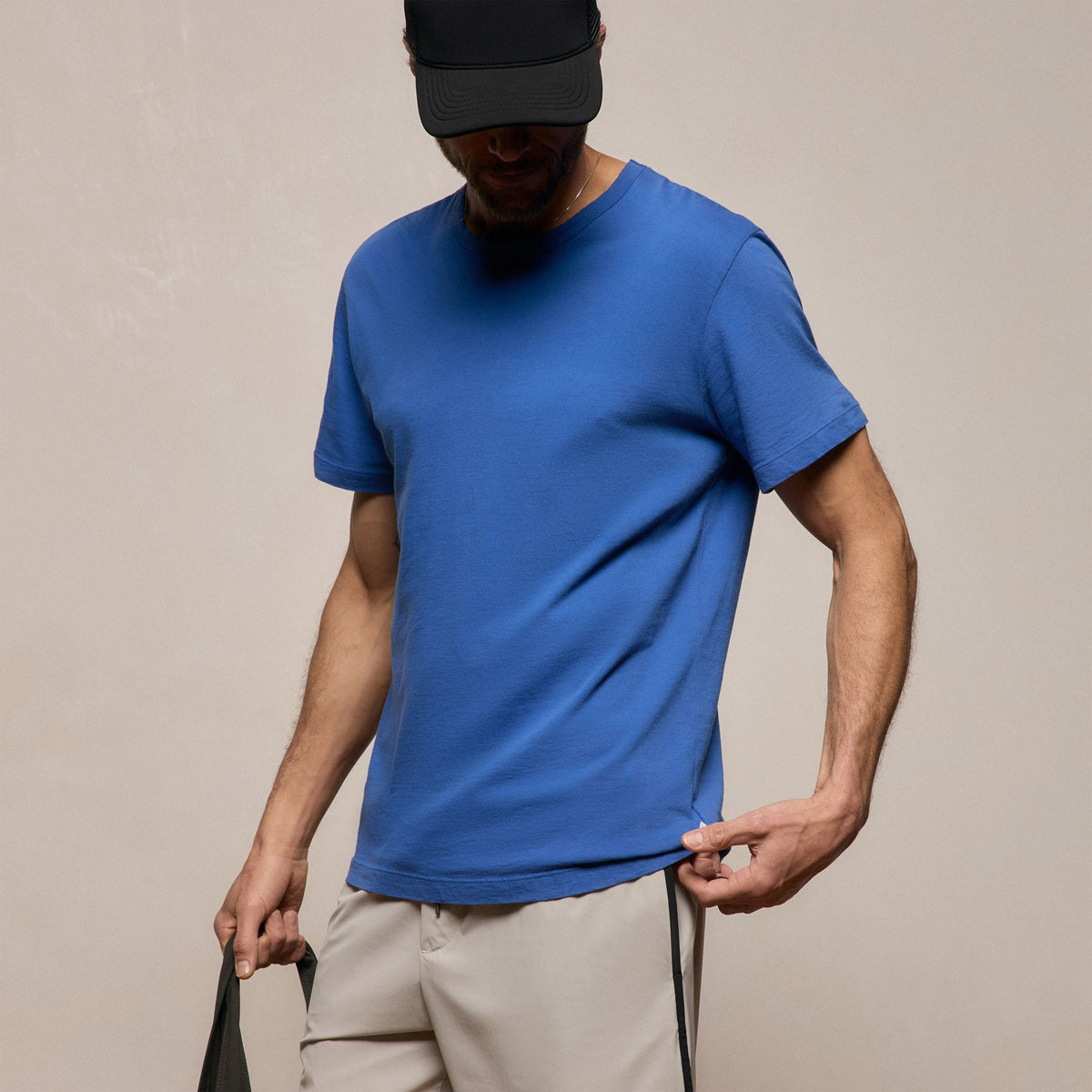 Short Sleeve Crew Neck in Baltic Blue | James Perse Los Angeles