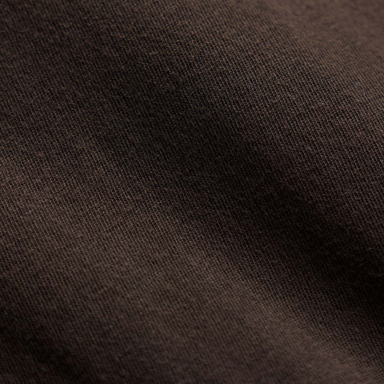 Short Sleeve Crew Neck in Bark Pigment | James Perse Los Angeles