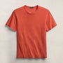 Short Sleeve Crew Neck in Blood Orange Pigment | James Perse Los Angeles