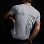 Short Sleeve Crew Neck in Blue Fog Pigment | James Perse Los Angeles