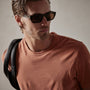 Short Sleeve Crew Neck in Bonfire Pigment | James Perse Los Angeles