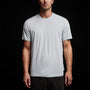 Short Sleeve Crew Neck in Baby Blue Pigment | James Perse Los Angeles