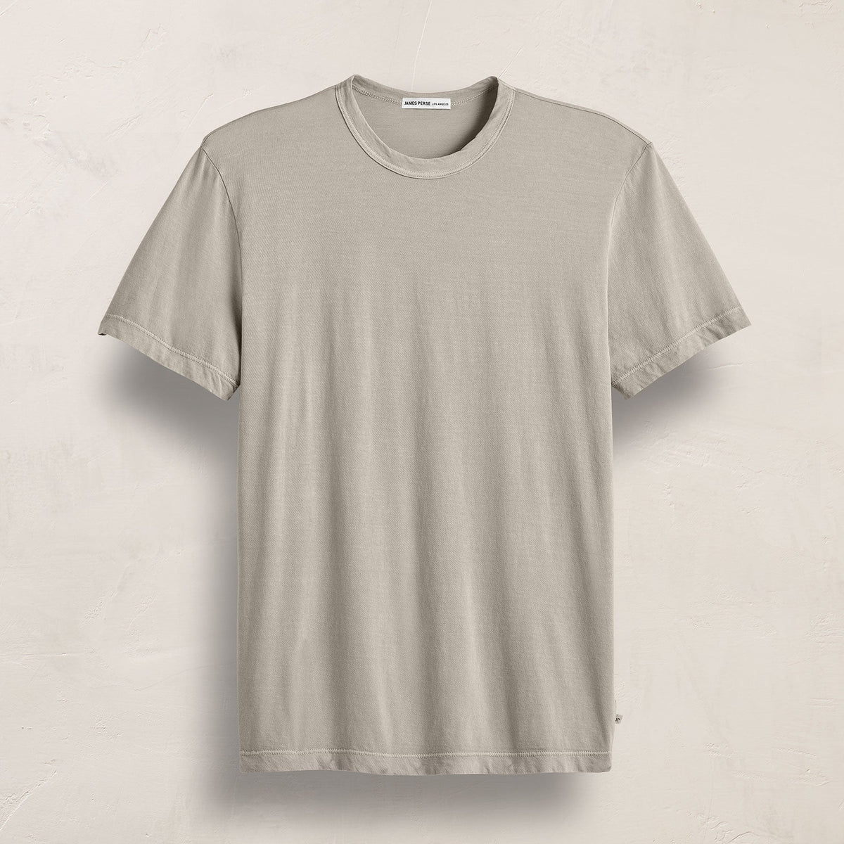 Short Sleeve Crew Neck in Concrete Pigment | James Perse Los Angeles