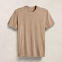 Short Sleeve Crew Neck in Coffee Pigment | James Perse Los Angeles FLAT