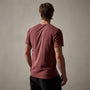 Short Sleeve Crew Neck in Claret Pigment | James Perse Los Angeles