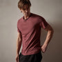 Short Sleeve Crew Neck in Claret Pigment | James Perse Los Angeles