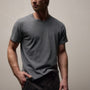 Short Sleeve Crew Neck in Cavalry Pigment | James Perse Los Angeles