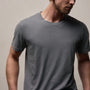 Short Sleeve Crew Neck in Cavalry Pigment | James Perse Los Angeles
