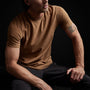 Short Sleeve Crew Neck in Copper Pigment | James Perse Los Angeles