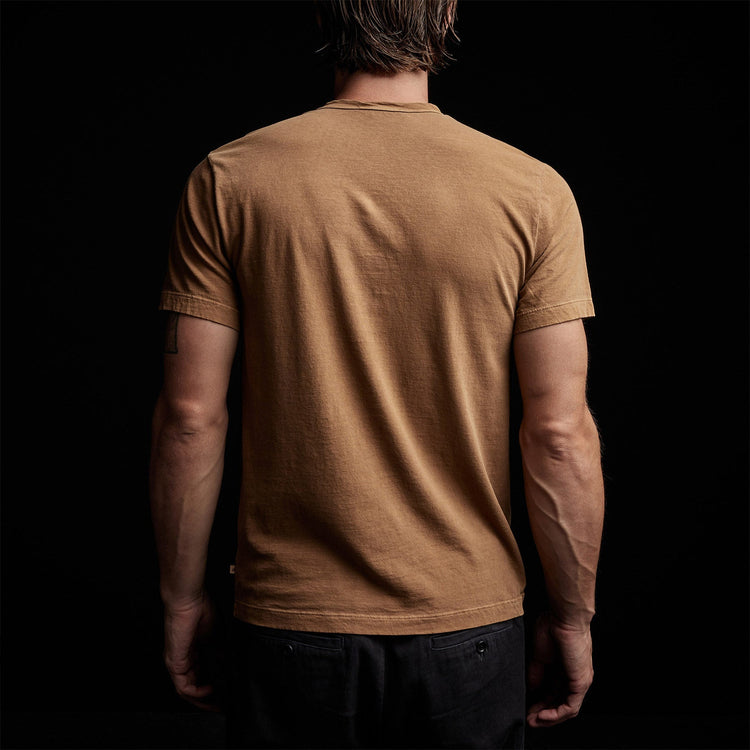 Short Sleeve Crew Neck in Copper Pigment | James Perse Los Angeles