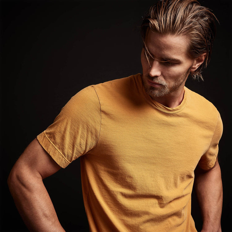 Short Sleeve Crew Neck in Comet Pigment | James Perse Los Angeles