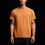 Short Sleeve Crew Neck in Citrine Pigment | James Perse Los Angeles