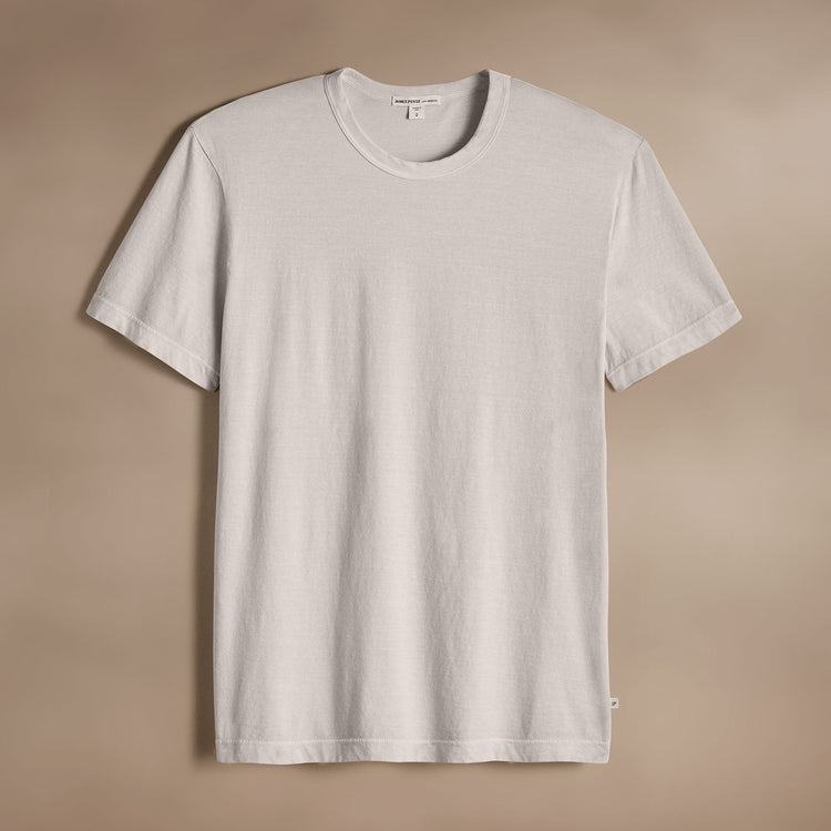 Short Sleeve Crew Neck in Canvas Pigment | James Perse Los Angeles