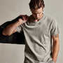 Short Sleeve Crew Neck in Dapple Pigment | James Perse Los Angeles