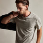 Short Sleeve Crew Neck in Dapple Pigment | James Perse Los Angeles