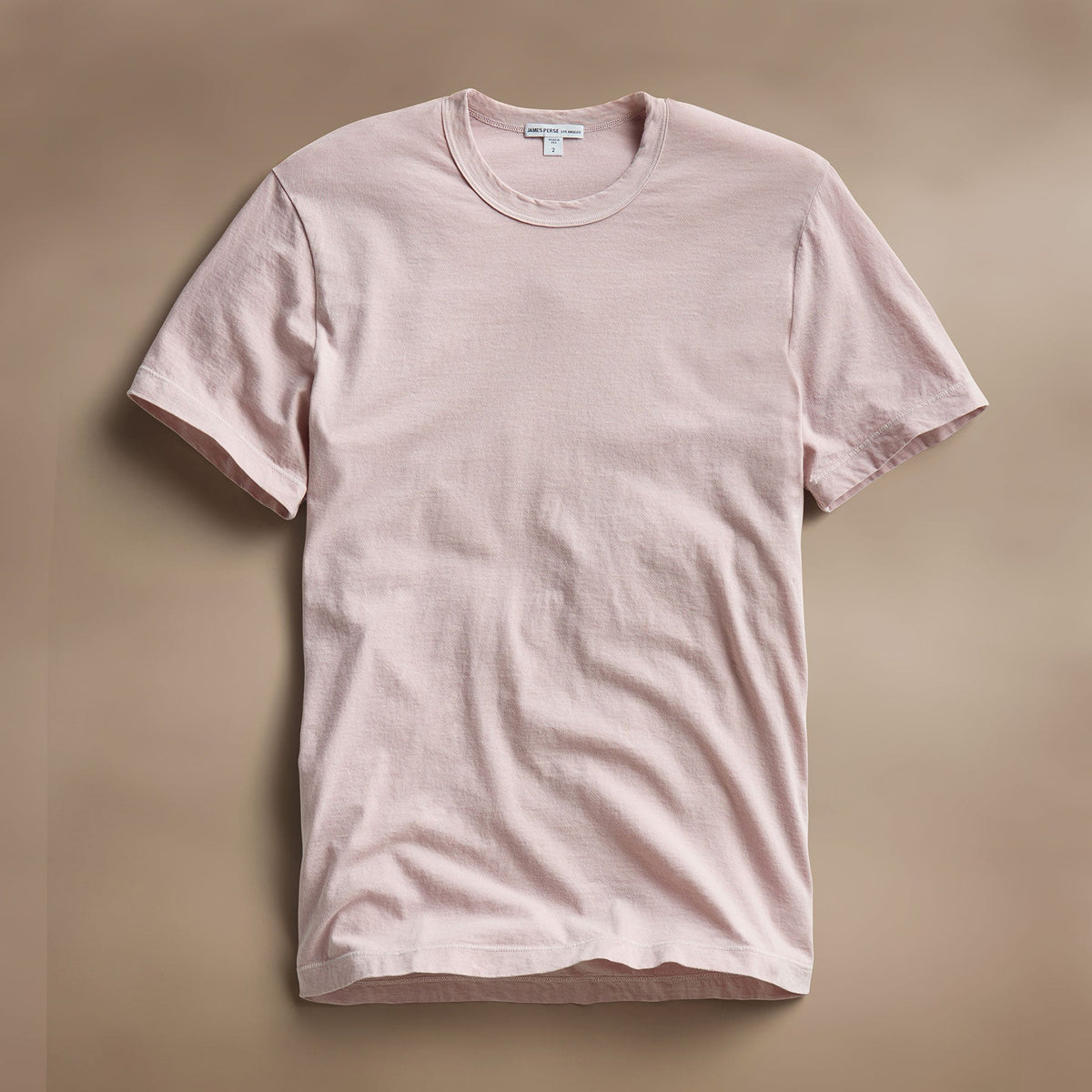 Short Sleeve Crew Neck in Degas Pigment | James Perse Los Angeles