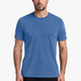 Short Sleeve Crew Neck in Electric Blue Pigment | James Perse Los Angeles