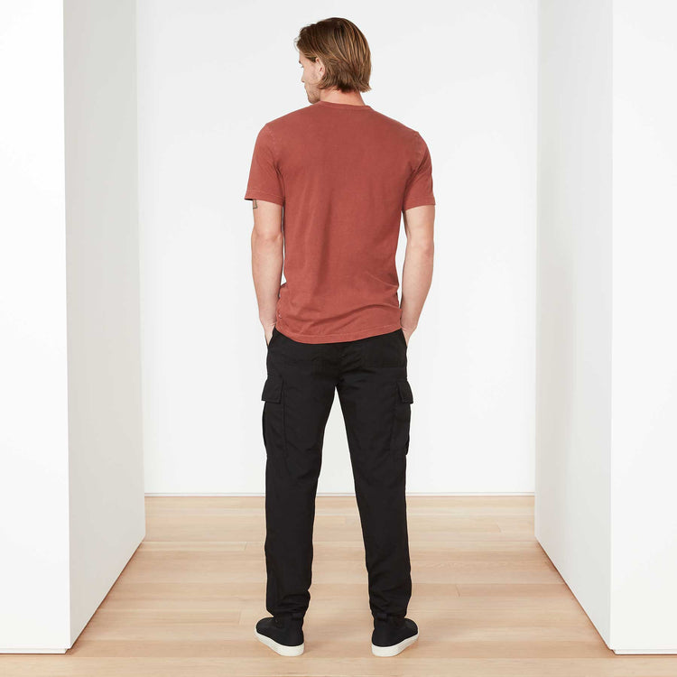 Short Sleeve Crew Neck In Ember Pigment | James Perse Los Angeles