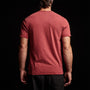 Short Sleeve Crew Neck in Fire Brick Pigment | James Perse Los Angeles