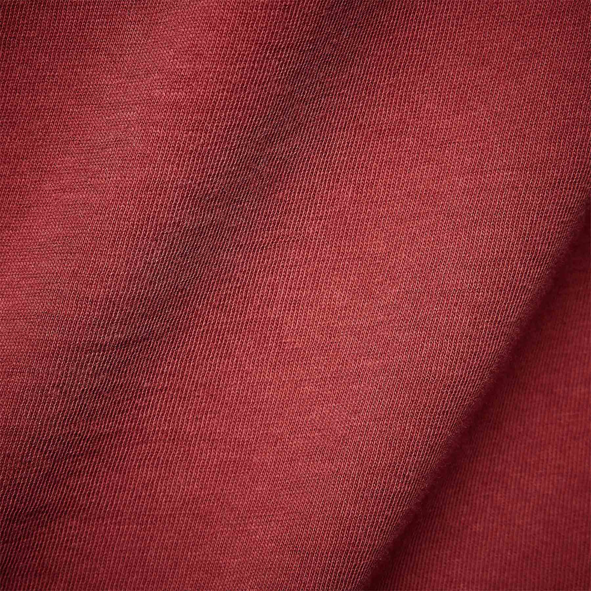 Short Sleeve Crew Neck in Fire Brick Pigment | James Perse Los Angeles