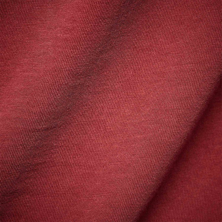Short Sleeve Crew Neck in Fire Brick Pigment | James Perse Los Angeles