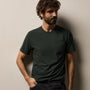 Short Sleeve Crew Neck in Fern | James Perse Los Angeles