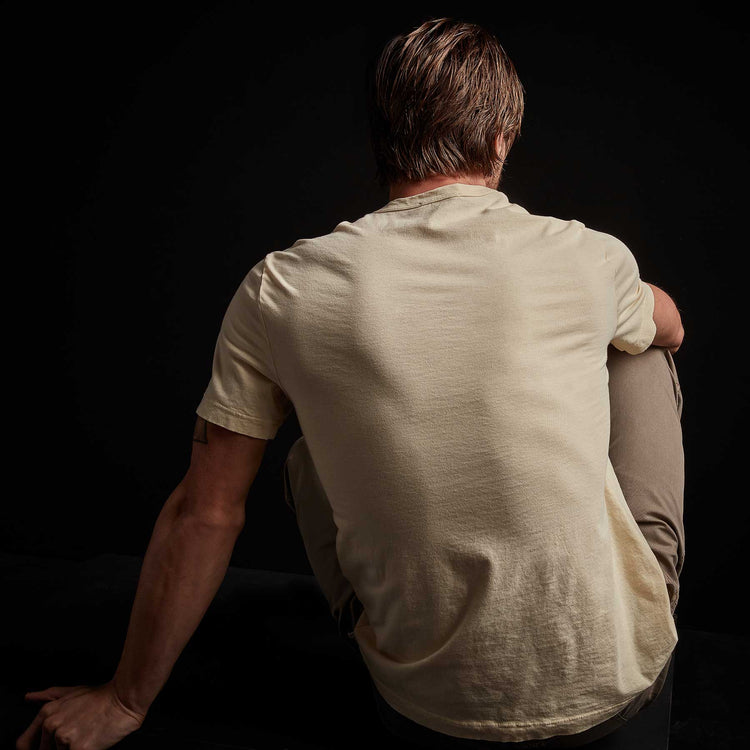 Short Sleeve Crew Neck - Gesso Pigment | James Perse Los Angeles